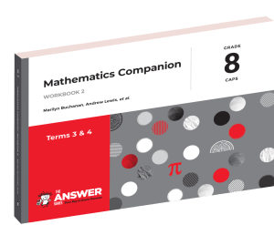 Grade 8 Maths Companion Workbook 2 - Term 3 & 4