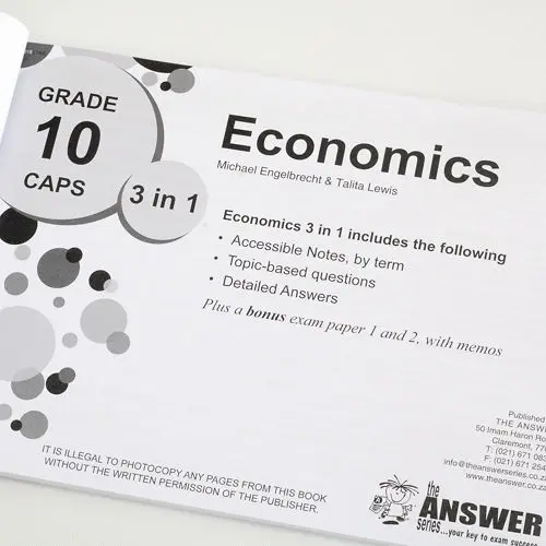 economics essay questions and answers grade 10