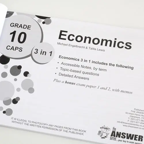 Gr 10 Economics 3in1 CAPS The Answer Series