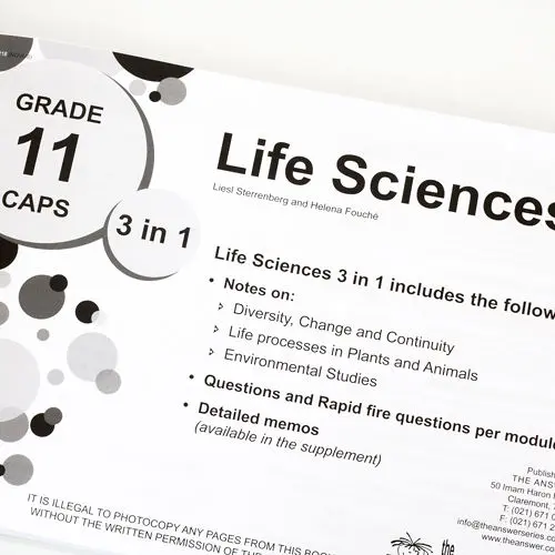 life sciences grade 11 assignment memo