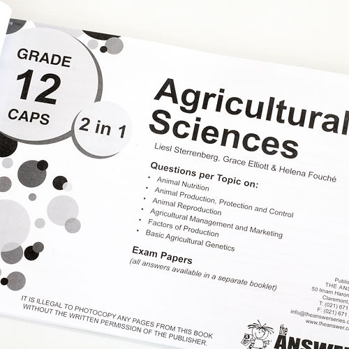 Gr 12 Agricultural Sciences 2in1 CAPS The Answer Series