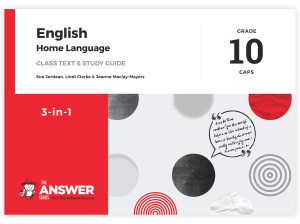 Grade 10 English HL 3-in-1 CAPS