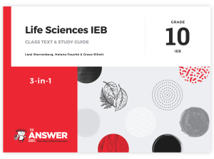 Grade 10 Life Sciences 3-in-1 IEB