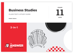 Grade 11 Business Studies 3-in-1 CAPS