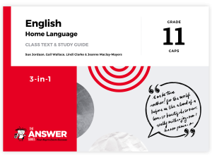 Grade 11 English HL 3-in-1 CAPS