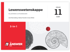 Graad 11 Lewenswetenskappe 3-in-1 KABV