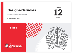 Graad 12 Besigheidstudies 3-in-1 KABV
