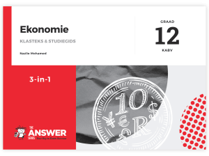 Graad 12 Ekonomie 3-in-1 KABV