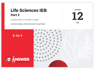 Grade 12 Life Sciences 3-in-1 Part 2 IEB