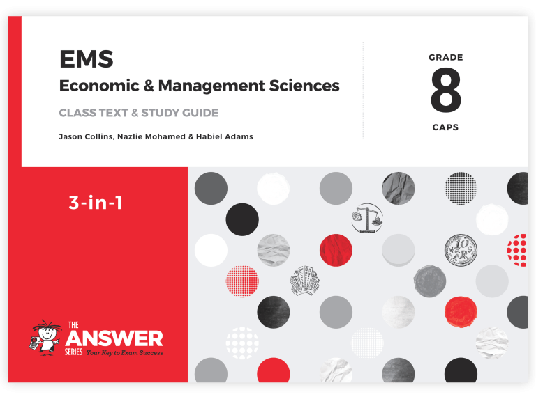 Grade 8 EMS 3-in-1 Book & Templates (SET) - The Answer Series