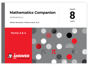 Grade 8 Maths Companion Workbook 2 - Term 3 & 4