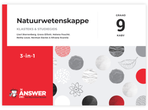 Graad 9 Natuurwetenskappe 3-in-1