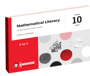 Grade 10 Maths Literacy 3-in-1 CAPS