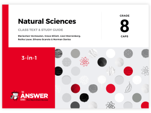 Grade 8 Natural Sciences 3-in-1