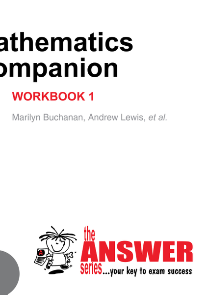 The Answer Series Grade 8 MATHEMATICS COMPANION WORKBOOK 1 CAPS Study Guide